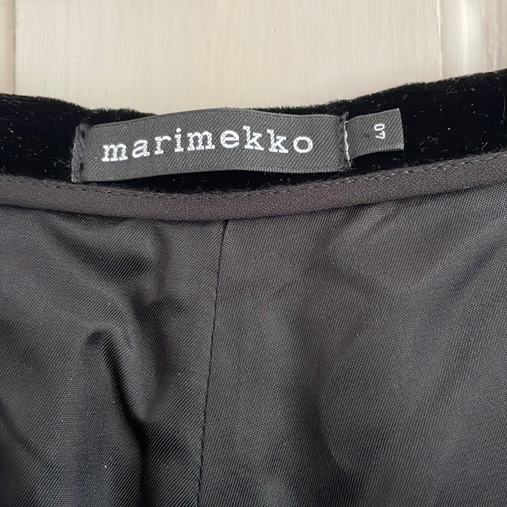 Marimekko Black Velvet Palazzo pants